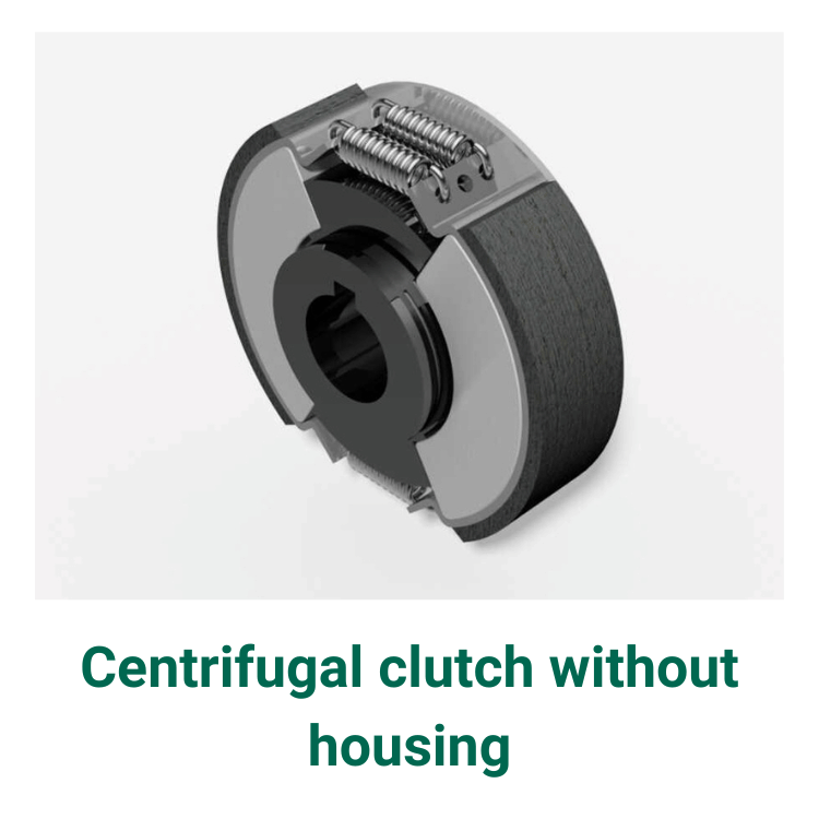 Centrifugal clutch without housing