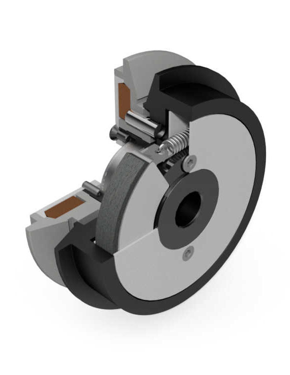 Picture of centrifugal clutch with automatic belt tensioner